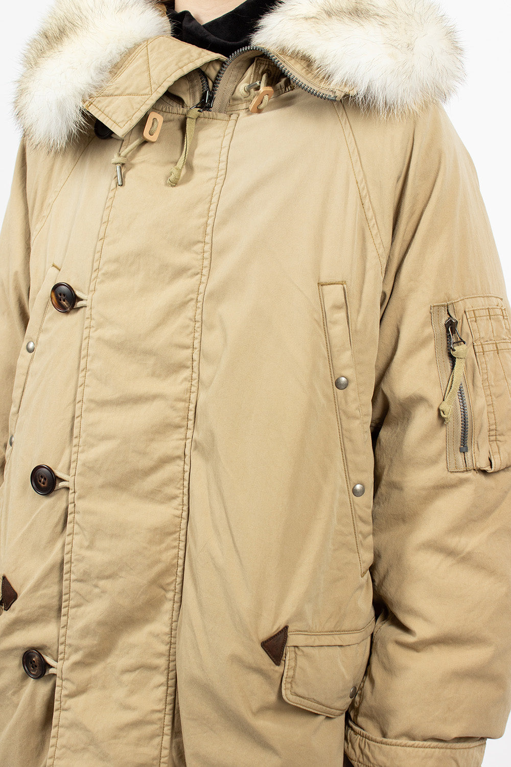 Valdez Down Coat Beige