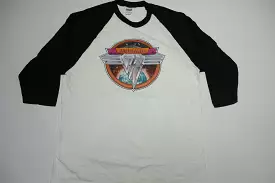 Van Halen 2007 Raglan Concert Tour 3/4 Sleeve Baseball T-Shirt