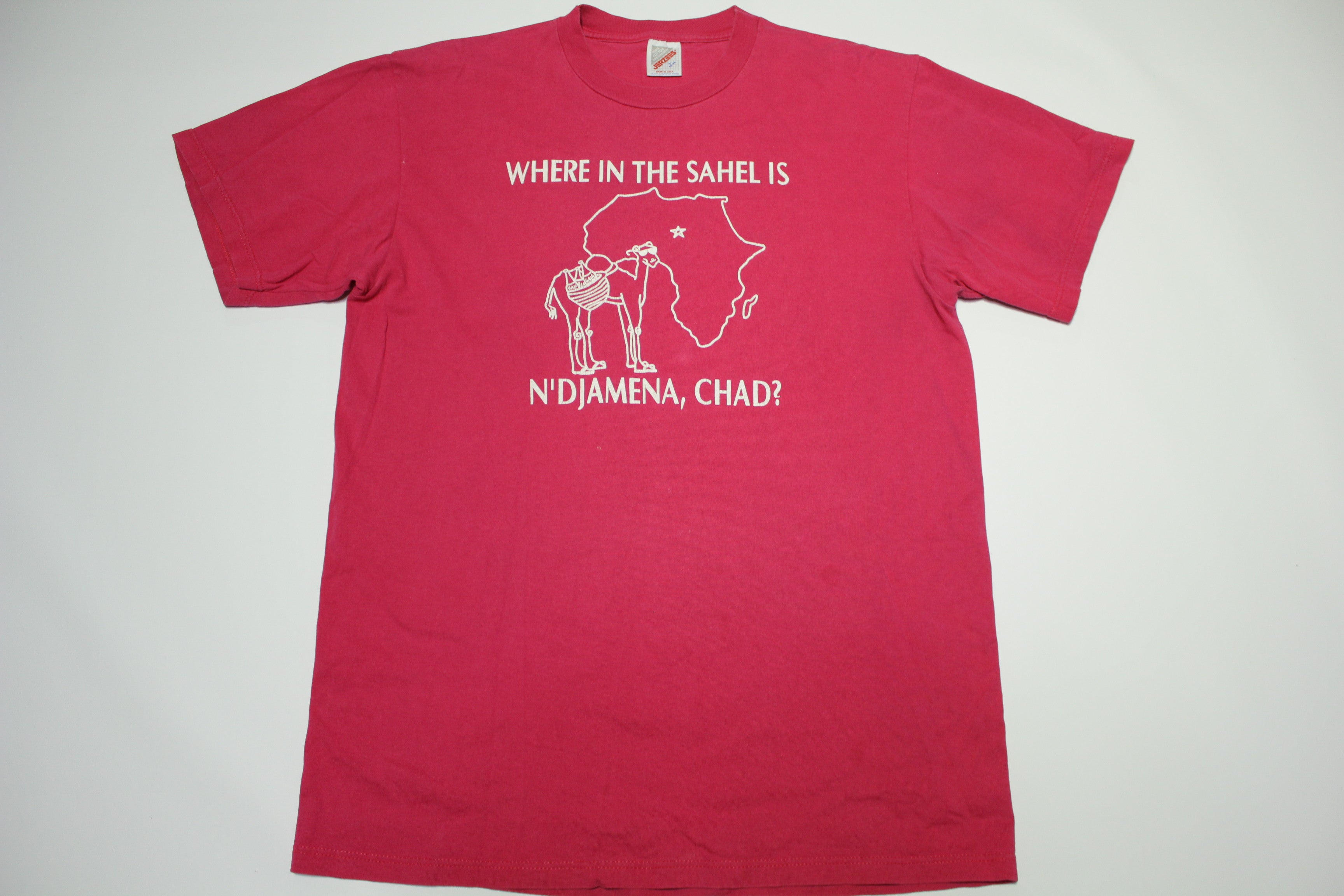 Where in the Sahell is N'Djamena Chad?? Thin Soft Tourist T-Shirt