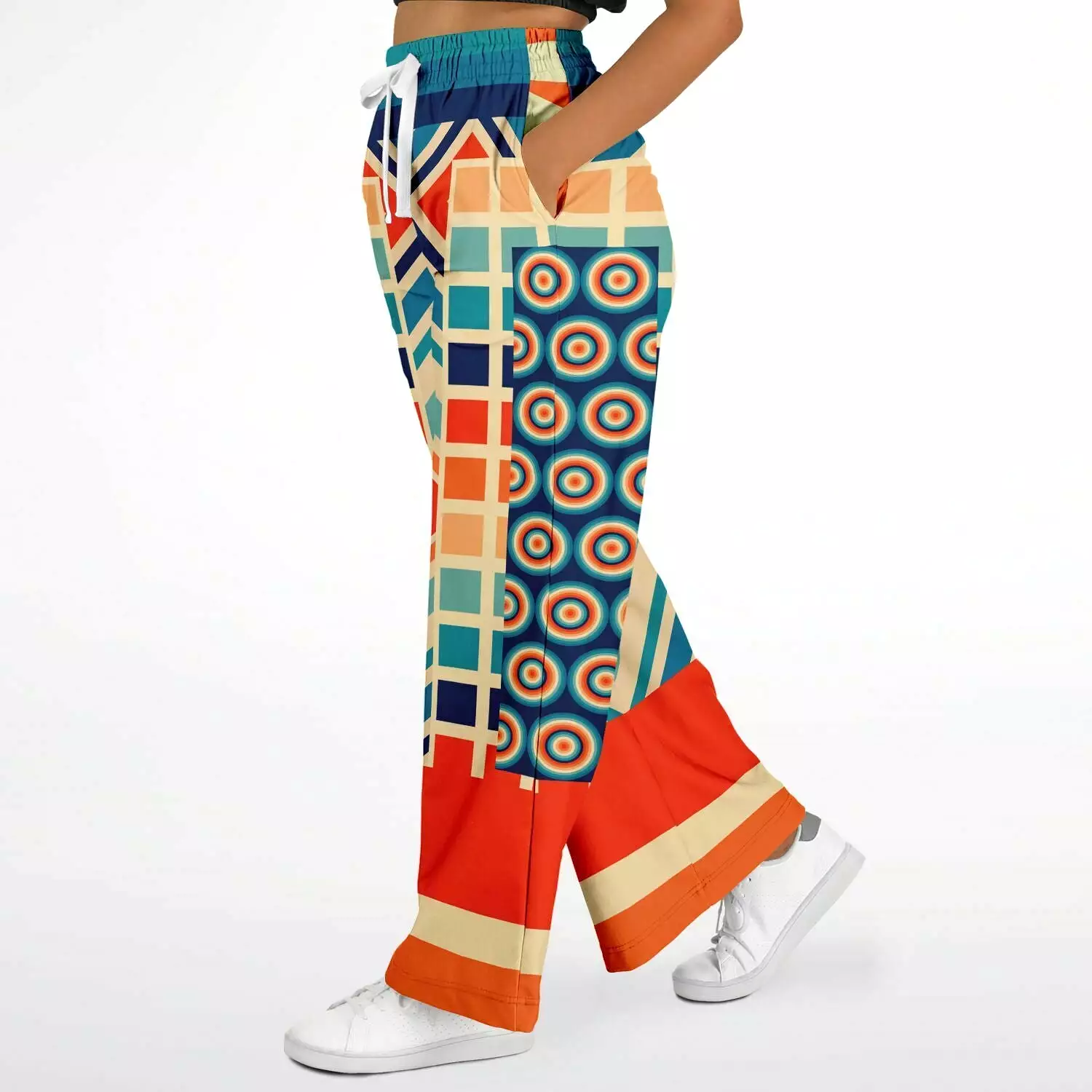 Ziggy Out Retro Eco-Poly Stretchy Phat Bellbottoms